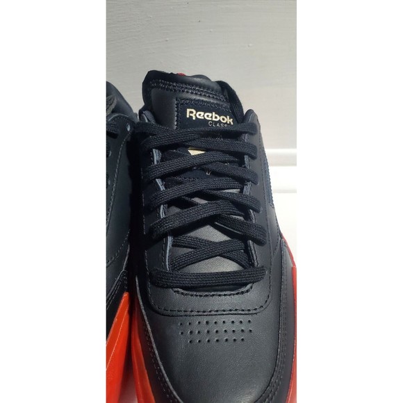 New Reebok x Cardi B Club C Womens Black Vector Red Shoes Size 5.5 - Picture 8 of 8